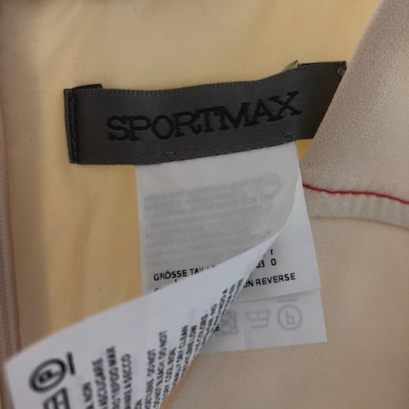 Sportmax Dardano Dress Size 10 US Ivory - Picture 6 of 6